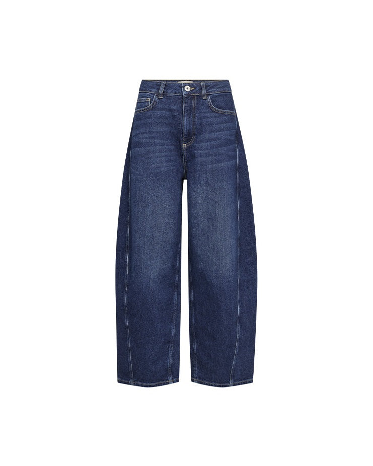 Mos Mosh Cindy Draciel Barrel Jeans - Indigo Blue