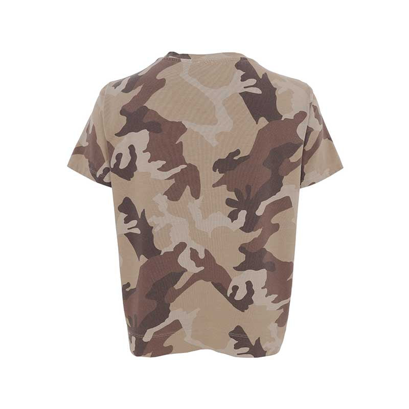 Black Colour BCZelda SS T-shirt - Brown Camouflage