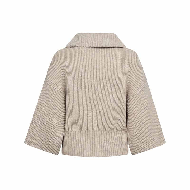 Co'couture RowCC Zip SS Strik - Bone