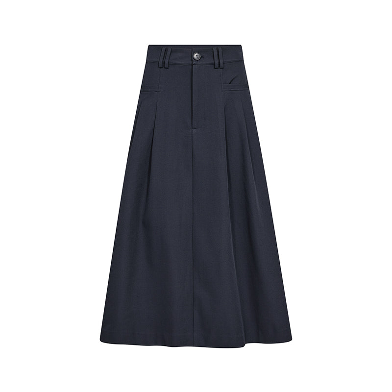 Co'couture LunaCC New Pocket Pleat Nederdel - Navy