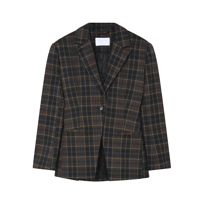 2NDDAY Maeva Modern Checks Blazer - Java Check
