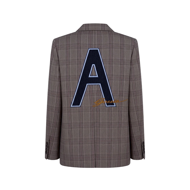 Gossia BeatriceGO Blazer - Brown Blue Checks