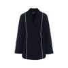 Bitte Kai Rand Kurosaki Blazer - Black/ Ivory Piping