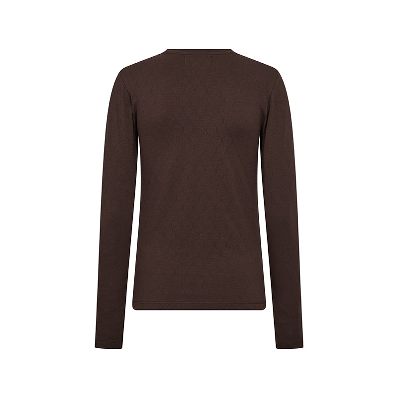 Hype The Detail Langærmet Bluse - Brown