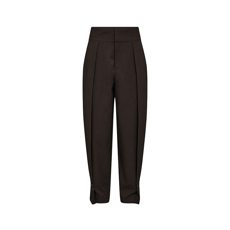Haute L'amitie Zeppe Pleat Bukser - Mocca Melange