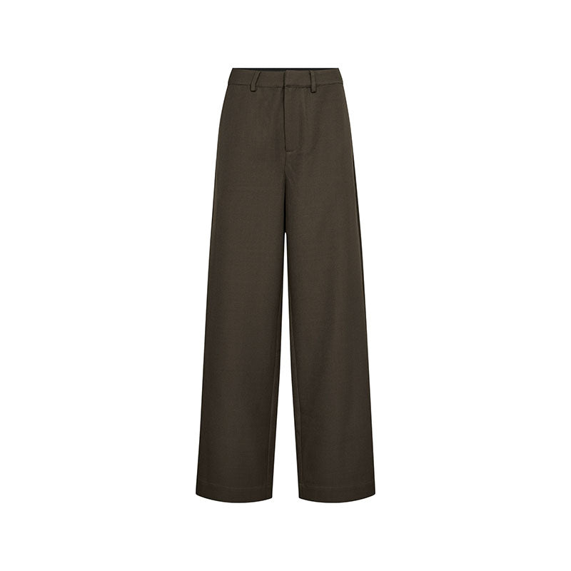 Co'couture LunaCC Wide Bukser - Dusty Army