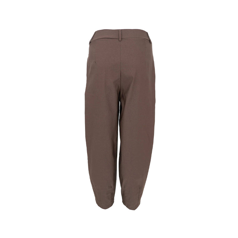 Black Colour Beverly Barrel bukser - Expresso