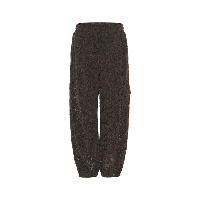 Gustav Ivi 7/8 Cargo Blonde Bukser - Choco Brown