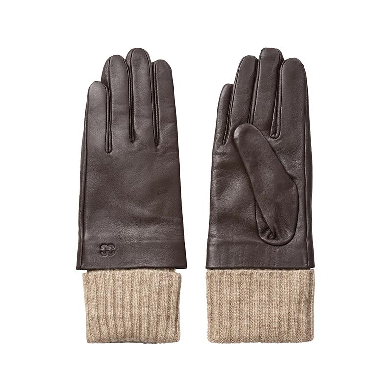 Co'couture EdmundCC Leather Handsker - Brown