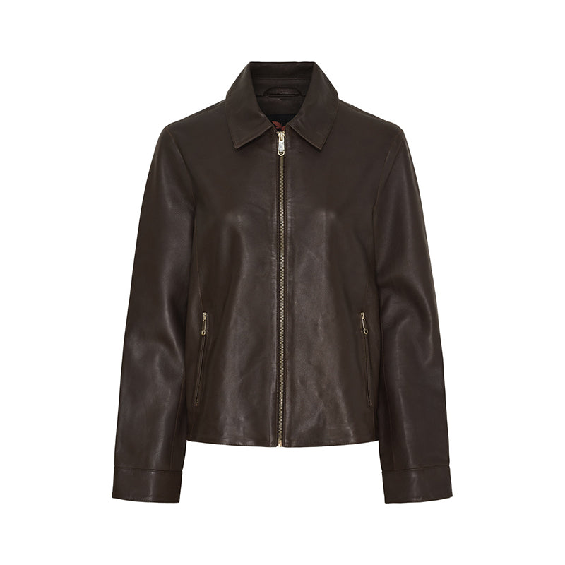 BTF-CPH Maris Skindjakke - Dark Truffle