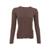 Black Colour Alba Langærmet T-shirt - Coffee Solid