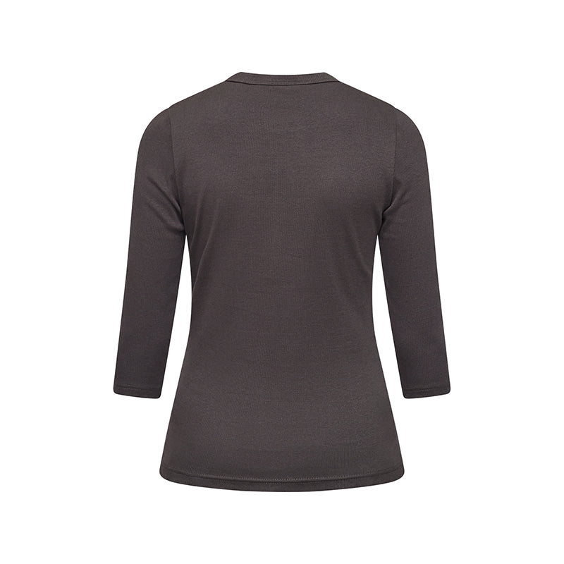 Sisters Point Eike-MS T-shirt - D. Chocolate