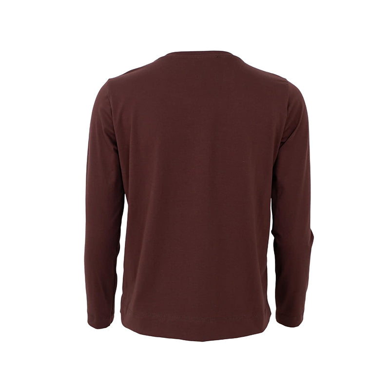 Black Colour BCMay LS T-shirt - Coffee
