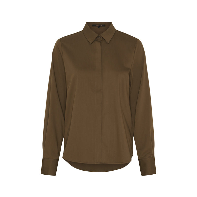 BTF-CPH Aurora Bamboo Skjorte - Chocolate Brown