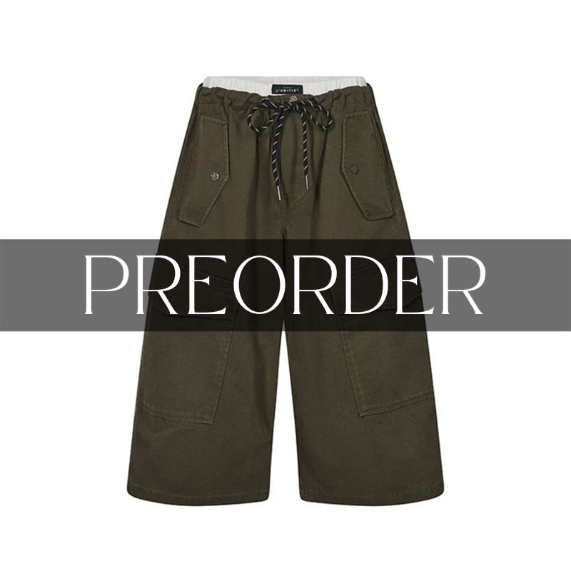 Haute L'amitié Pull On Cargo Bermudas - Army
