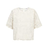 Co'couture GiovannaCC SS Bluse - Off-White