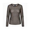 Luxzuz Dot Mesh T-shirt - Delicioso