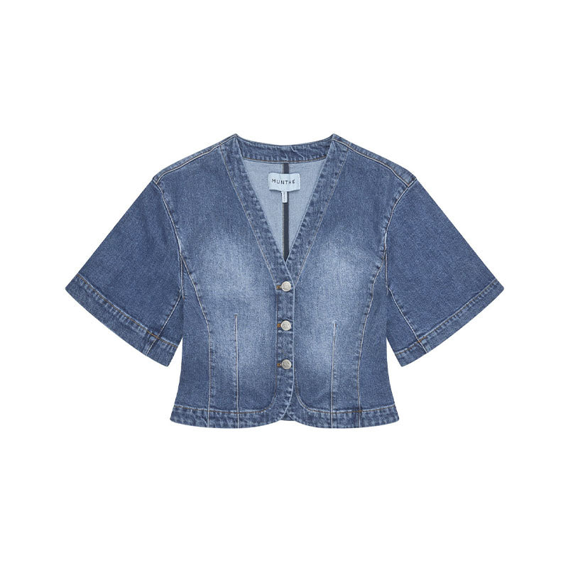 Munthe Cassia Denimbluse - Blue