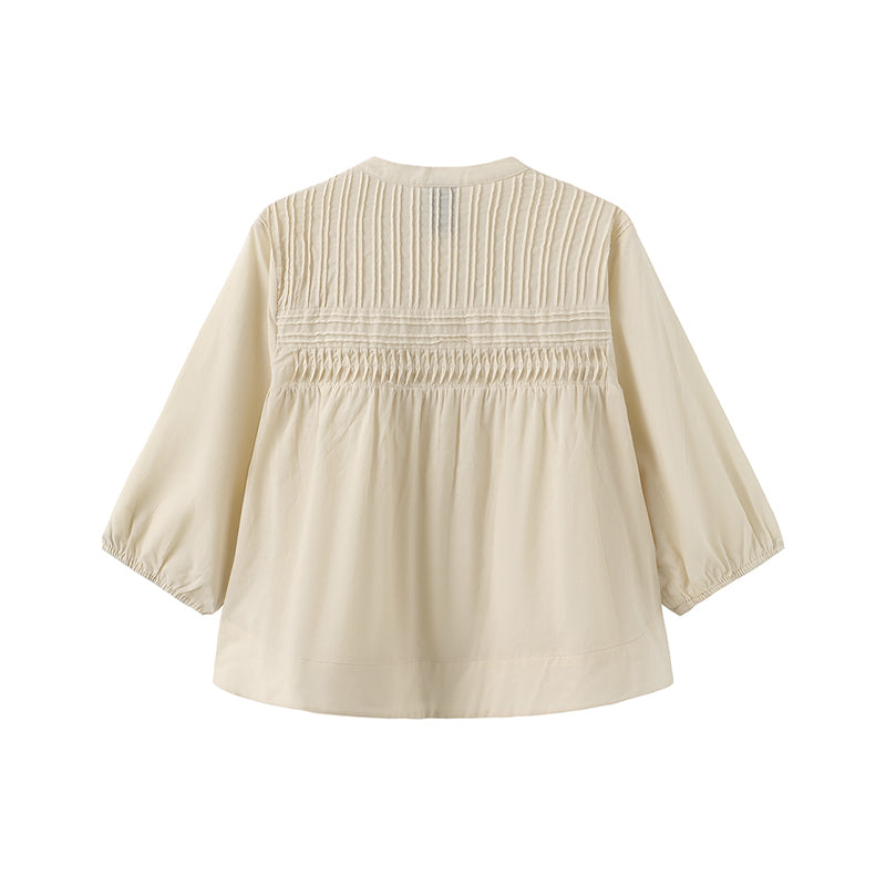 Luxzuz Percha Bluse - Ecru