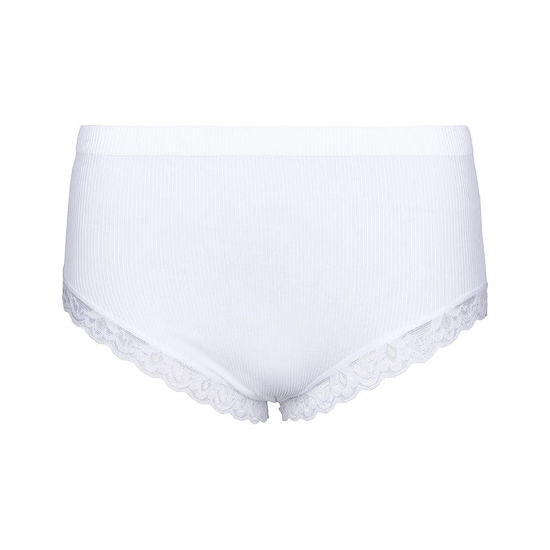 Tim&Simonsen Feline Rib Midi Trusser - Bianco