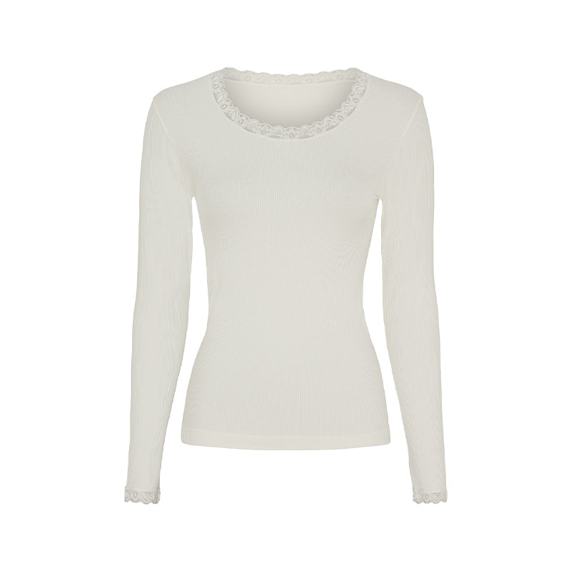 Tim & Simonsen Frida Langærmet Bluse - Ivory
