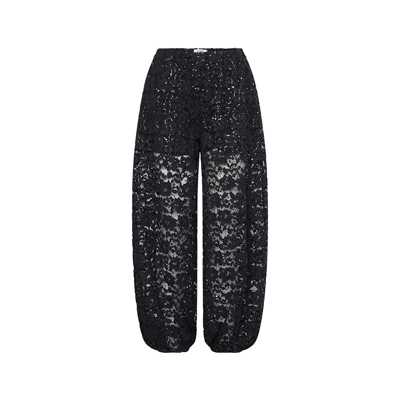 Love & Divine Love1525 Bukser - Black Lace Sequins