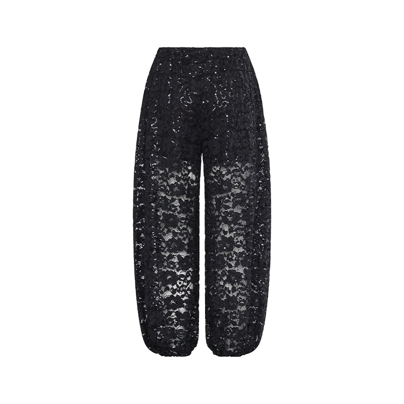 Love & Divine Love1525 Bukser - Black Lace Sequins