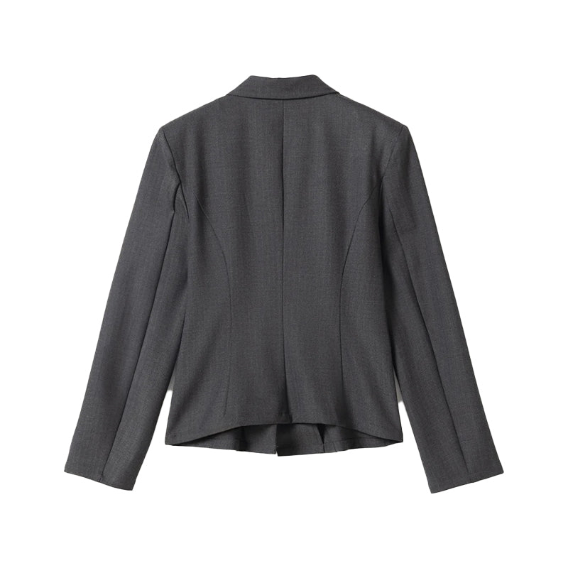 Noella Maelle Skjorte - Grey Herringbone