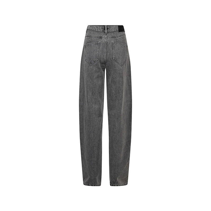 Haute L'amitié Flip Barrel Jeans - Grey