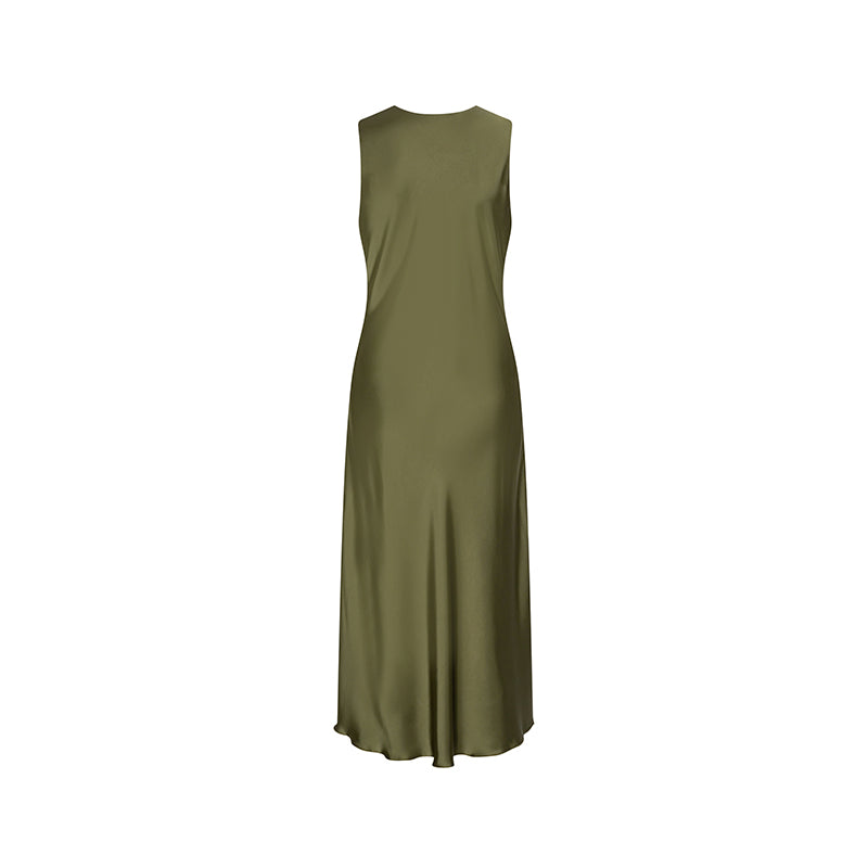 Karmamia Flow Kjole - Semi Rich Olive