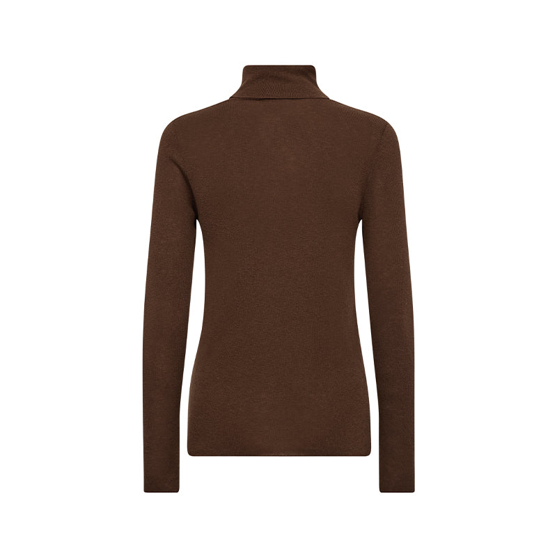 Mos Mosh Bouch Rollneck Strik - Downtown Brown
