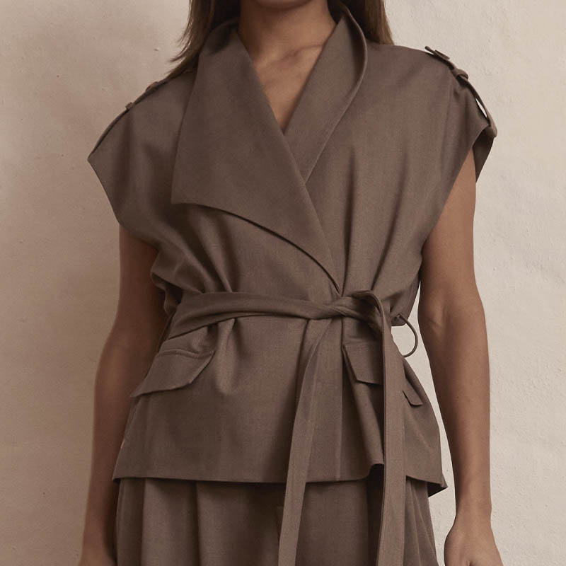 PBO Banmala Waitcoat - Sandstone
