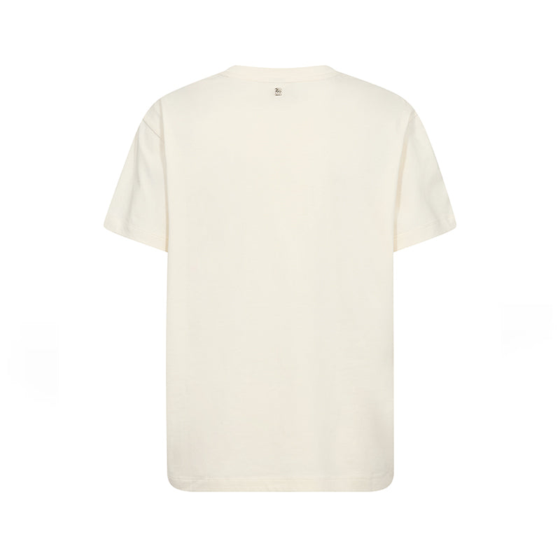 Mos Mosh MMToni O-ss T-shirt - Ecru