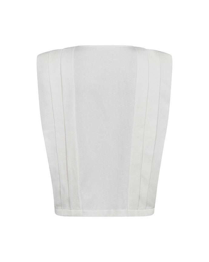 Co'couture Zelli Padded Pleat Top