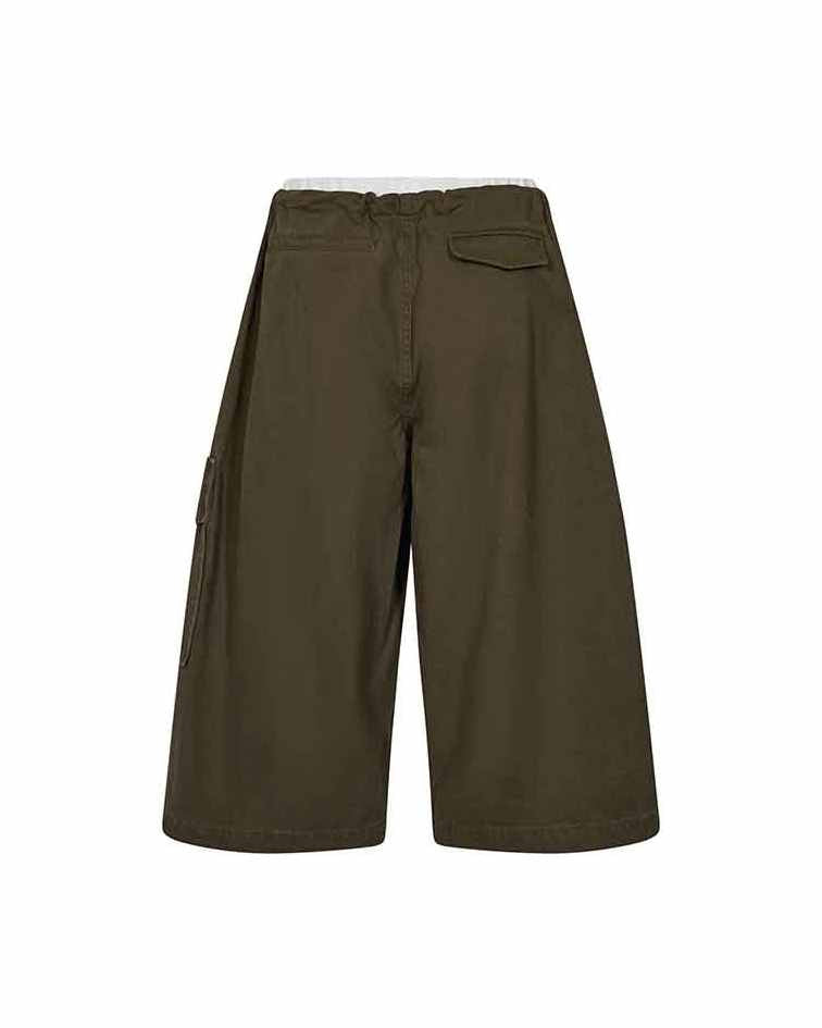 Haute L'amitié Pull On Cargo Bermudas - Army
