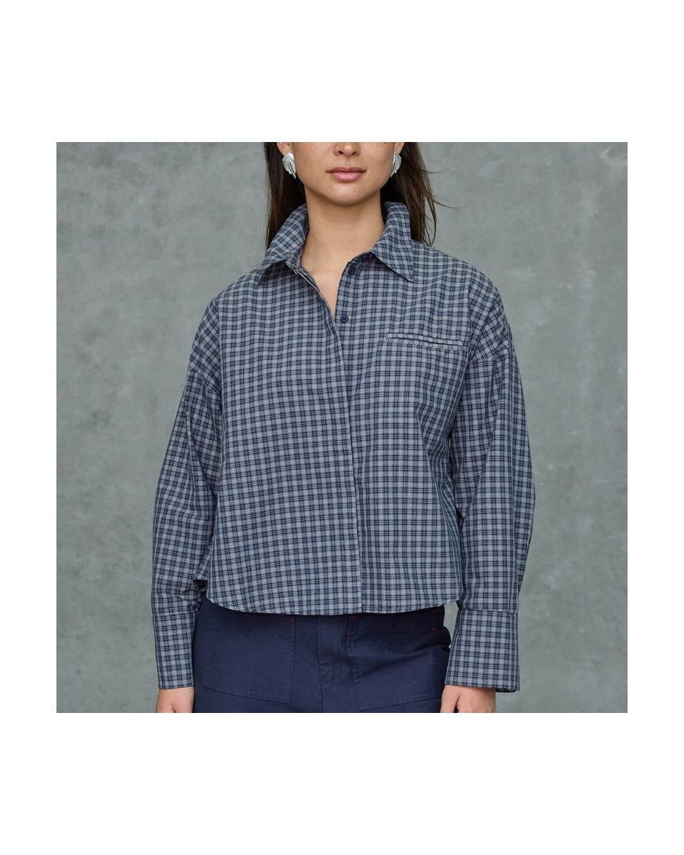 Love & Divine Love1495-2 Skjorte - Navy Check