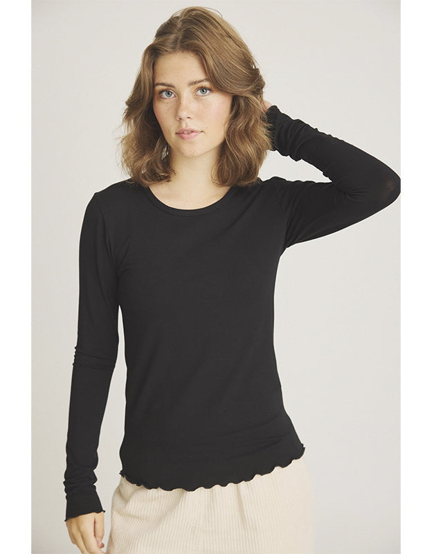 Luxzuz Sigba Bamboo Langærmet - Black