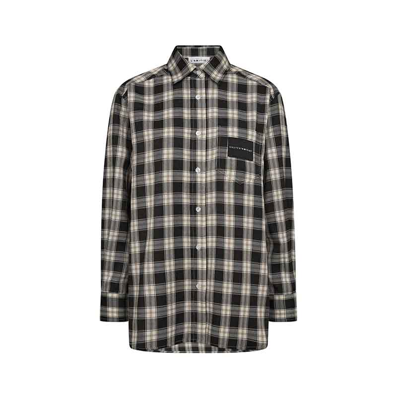Haute L'amitie Early Haute Check Skjorte - Black Check
