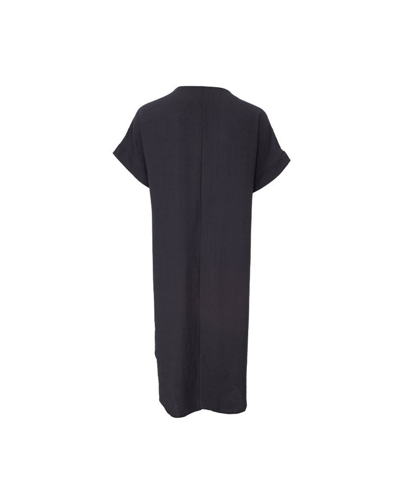 Black Colour Samos Kjole