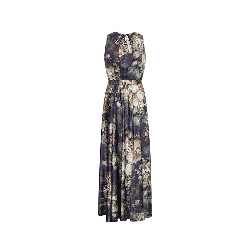 Karmamia Florence Kjole - Indigo Bloom