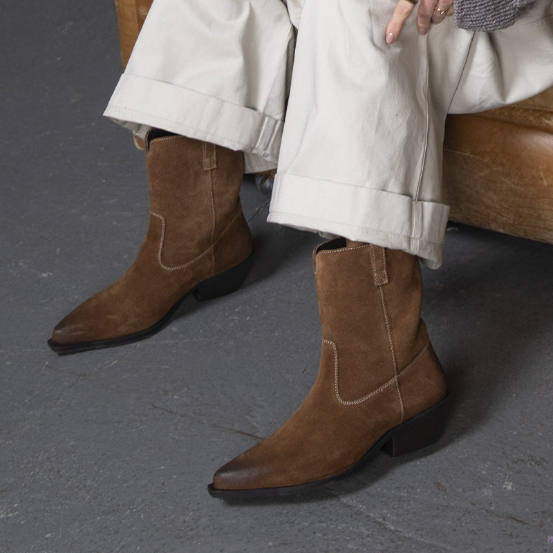 Copenhagen Shoes The Couture Walk Støvle - Tobacco