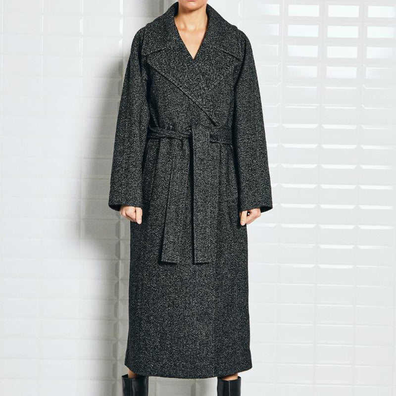 Withblack Brooklyn Herringbone Jakke - Black