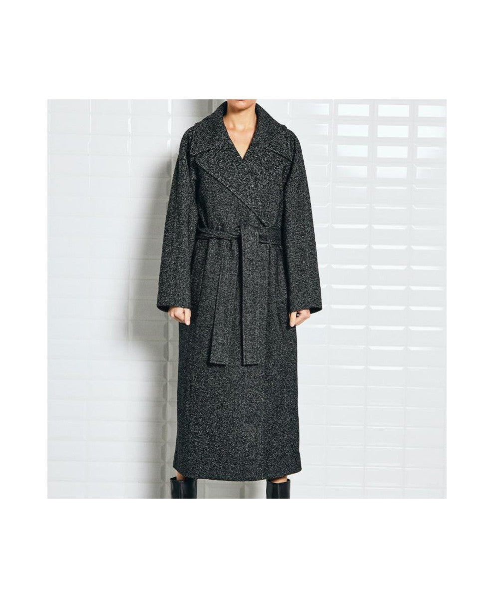 Withblack Brooklyn Herringbone Jakke - Black