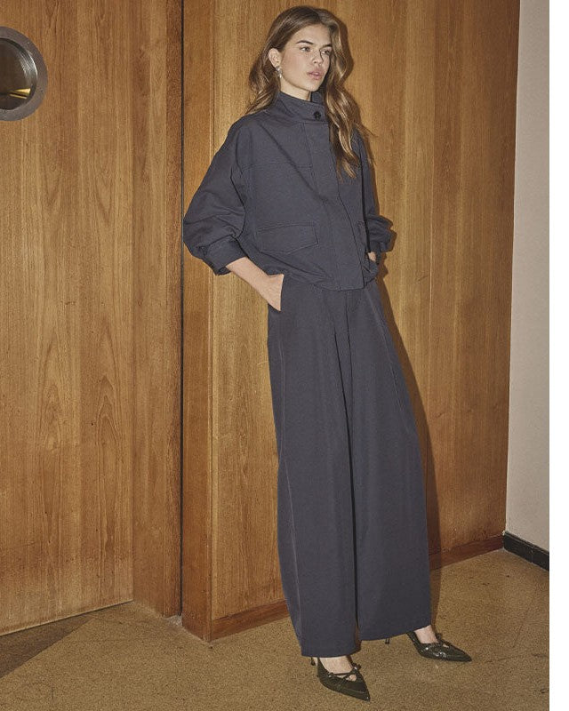 Co'couture DemiCC Barrel Bukser - Navy