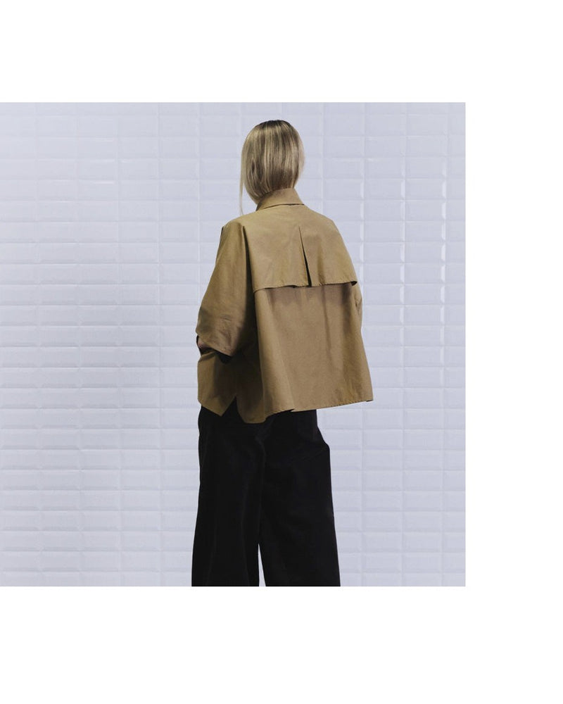 Withblack WBLMedusa Trench Kappe - Camel