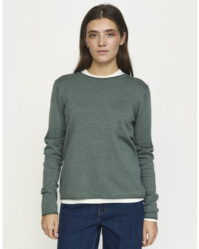 Soft Rebels SRMarla o-neck Pullover - Balsam Green