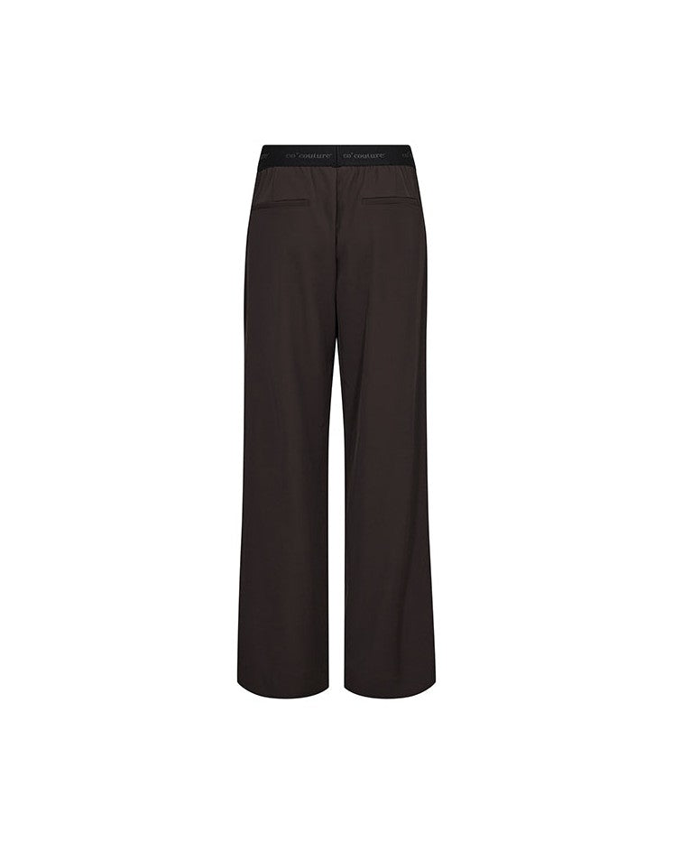 Co'couture AliniCC Logo Bukser - Dark Brown