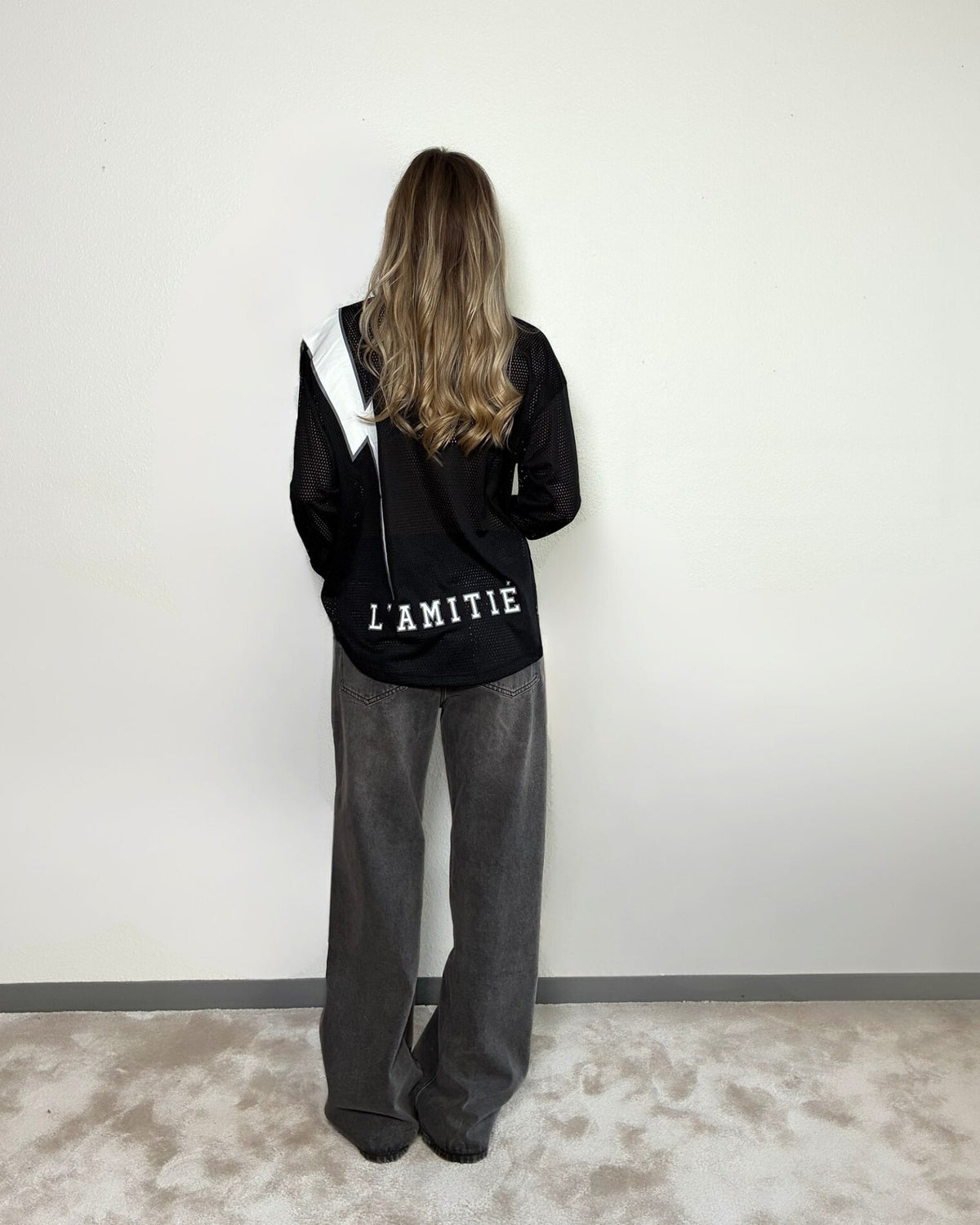 Haute L'amitié American Football Ls Bluse