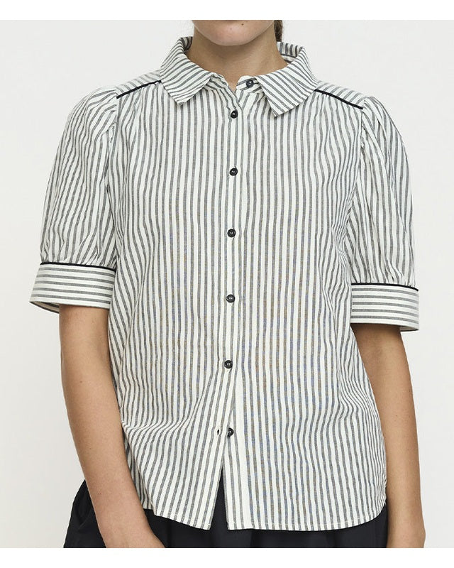 Soft Rebels SRDorothy SS Skjorte - Arctic Wolf