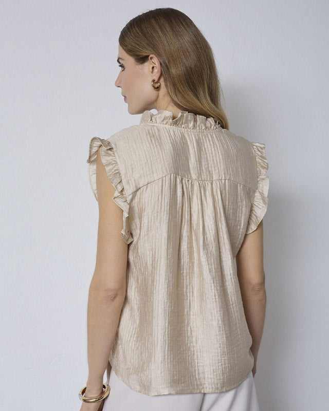 Co'couture Tassy Frill Top